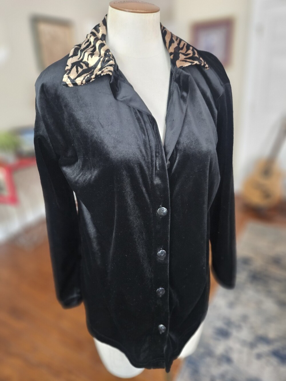 VTG 80s All Points Velvety Jacket Medium